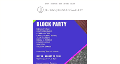 Desktop Screenshot of jenkinsjohnsongallery.com